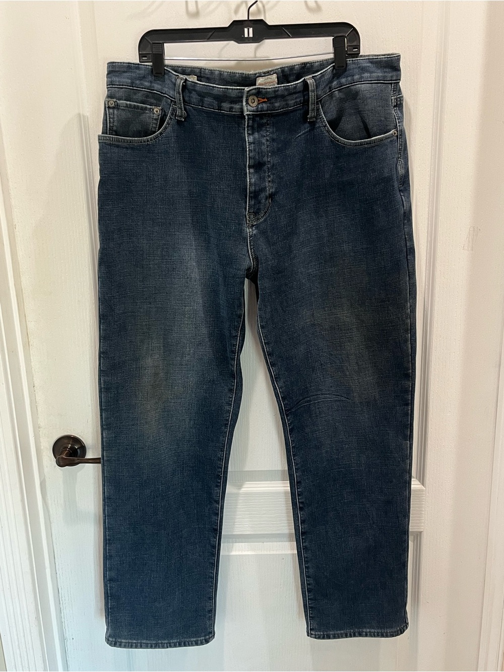 Weatherproof Men's Relaxed Fit Denim Jeans in Dark Blue 40x32